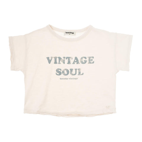 Tocoto Vintage Off White Vintage Soul Baby T-Shirt