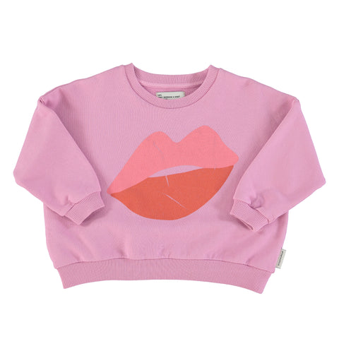 Piupiuchick Lavender Lips Kids Sweatshirt