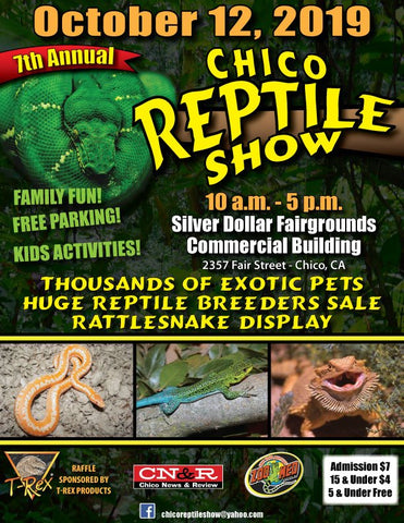 Chico Reptile Show Promo Flyer