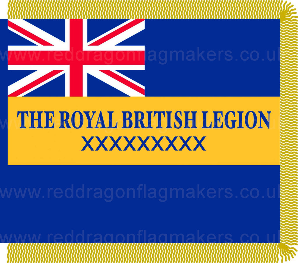 Royal British Legion ceremonial flag Red Dragon Flagmakers