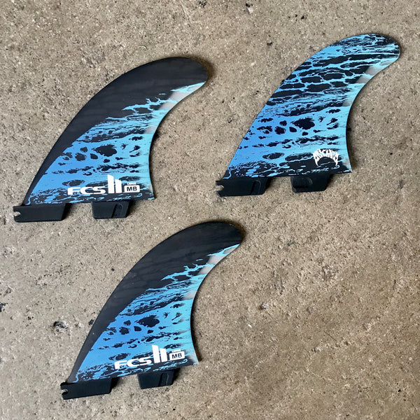 FCS II SHAPER SERIES MATT BIOLOS TRI FINS L