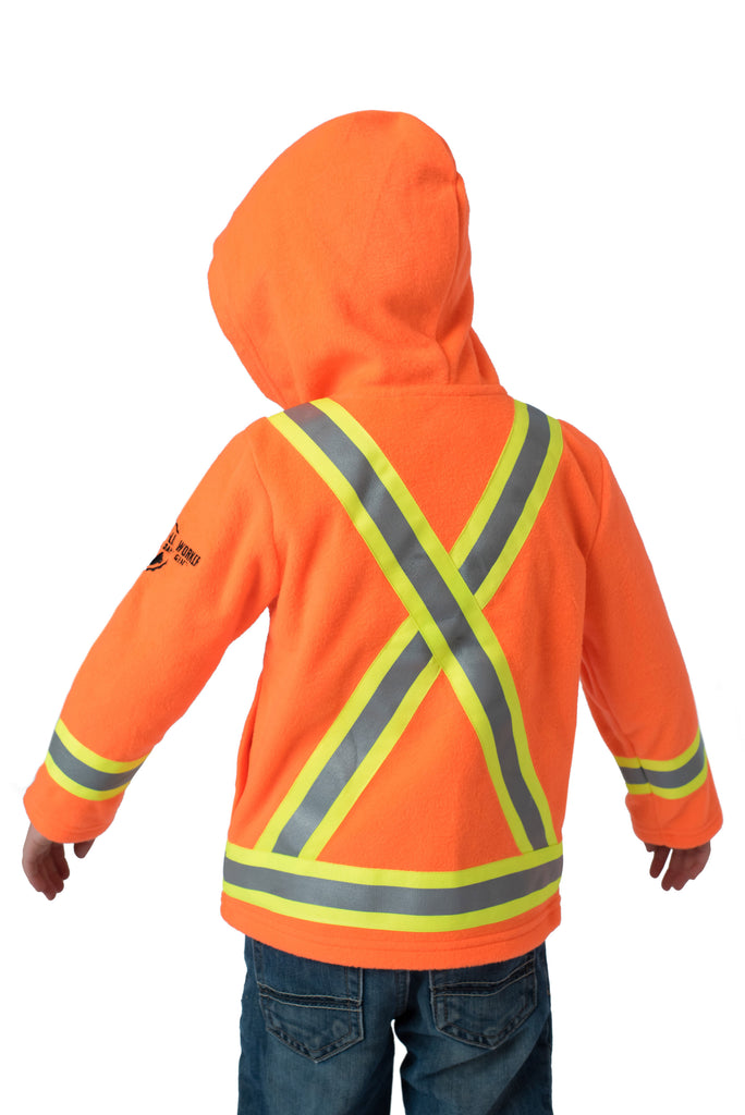 Hi Viz Kids Safety Fleece Orange