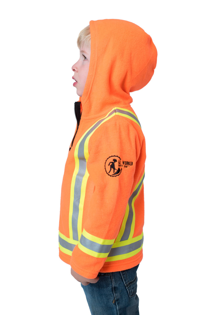 Hi Viz Kids Safety Fleece Orange