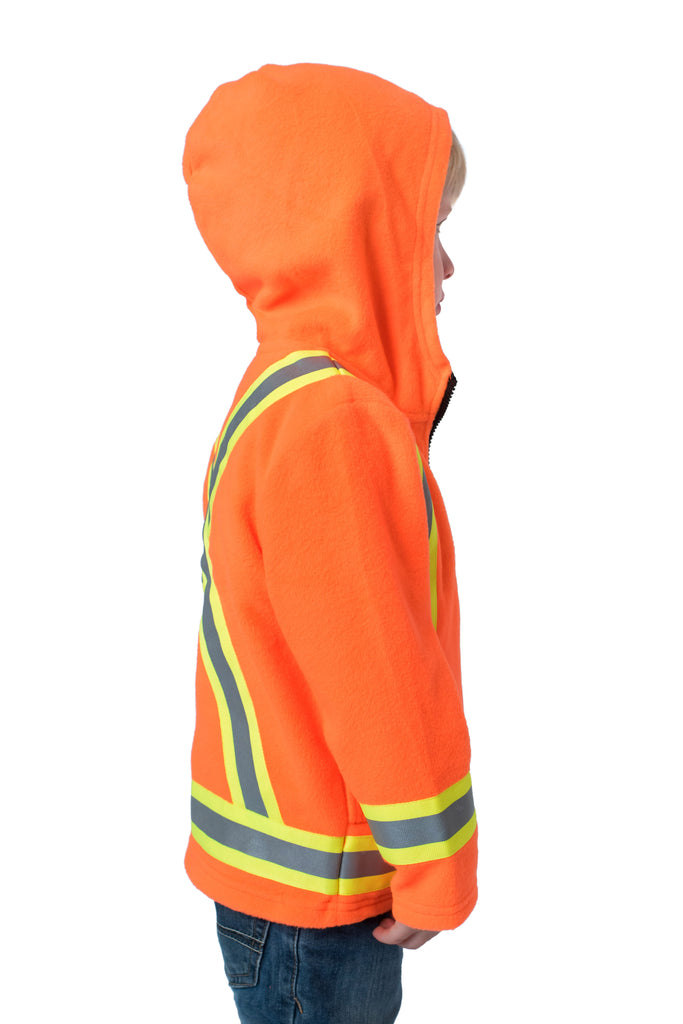 Hi Viz Kids Safety Fleece Orange