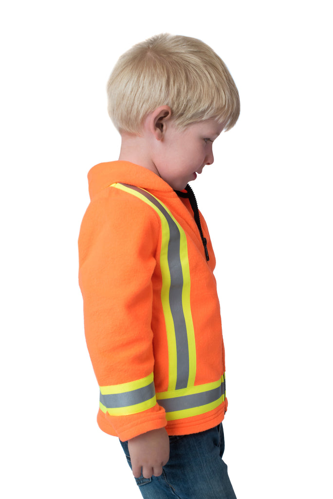 Hi Viz Kids Safety Fleece Orange