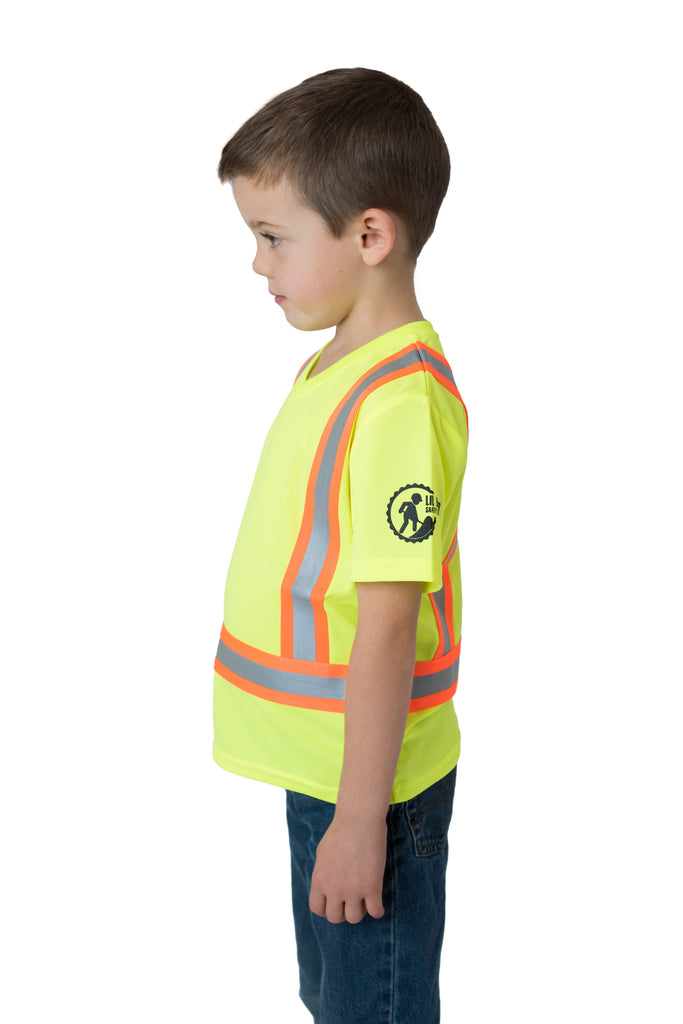 Hi Viz Kids' Safety Shirt Yellow