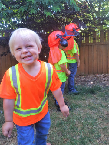 Hi Viz Kids Safety Shirt Orange