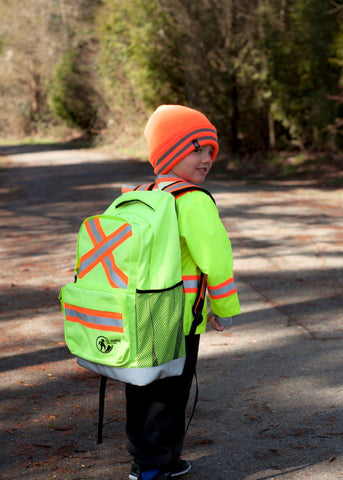 Hi Viz Kids' Safety Backpack - yellow