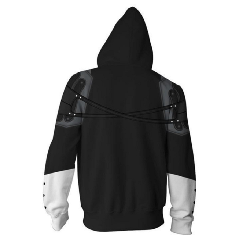 kingdom hearts zip up hoodie