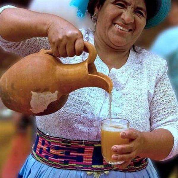 Chicha, an alcoholic drink made with maize