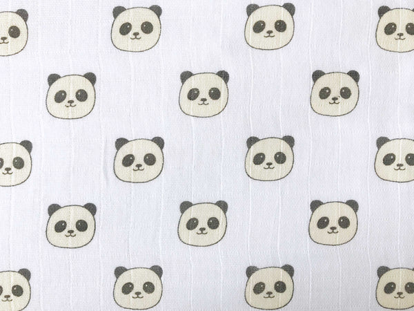 'Peekaboo Panda' Organic Muslin Blanket
