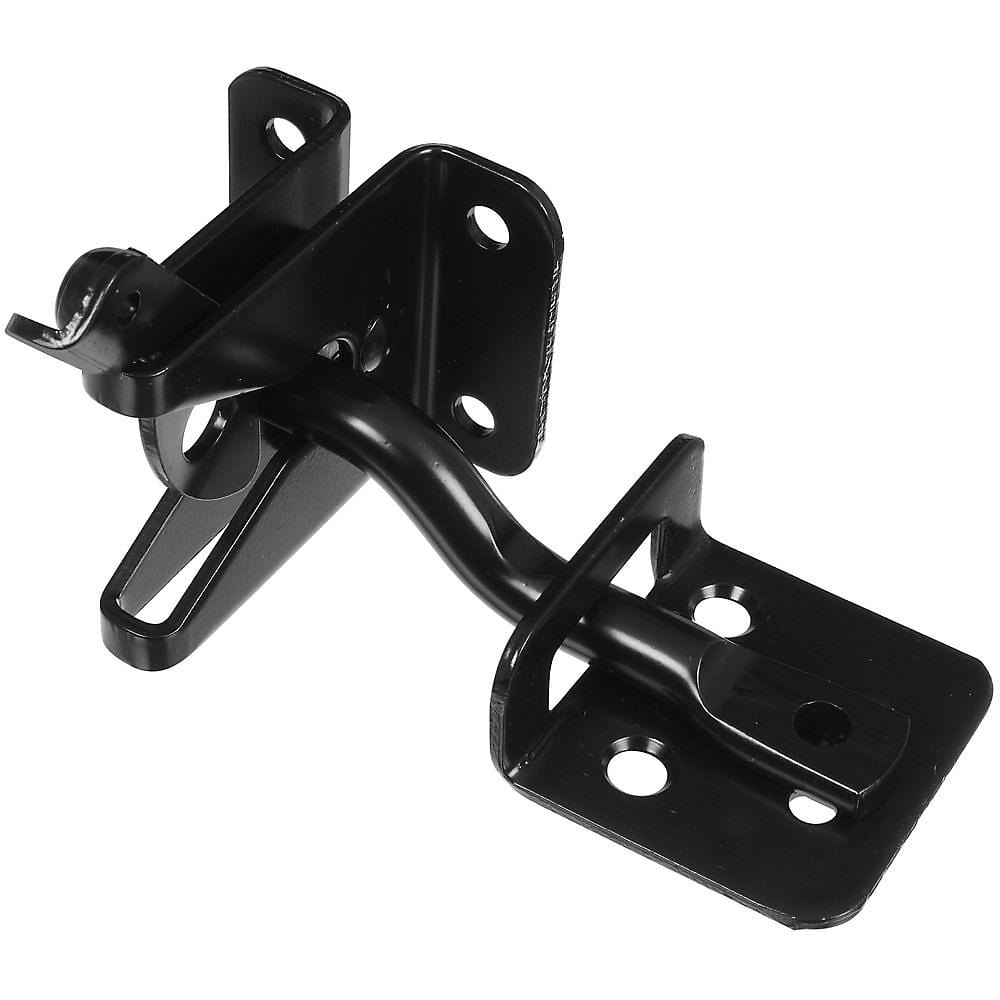 Adjust-O-Matic Gate Latches - 4" or 6" Inches - Black Finish - Sold Individually