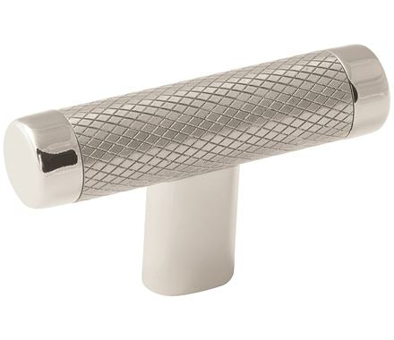 Cabinet Knobs - Esquire Series - 2-5/8" Inch - Polished Nickel / Stainless Steel Finish - Sold Individually