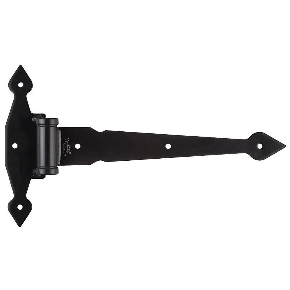 Spear T Hinges - Heavy Duty - Black - 13 Inches - Sold Individually