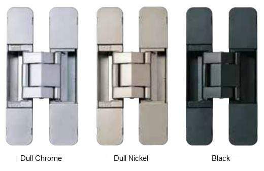 Three-Way Adjustable Concealed Hinge - Multiple Finishes Available - Sold Individually