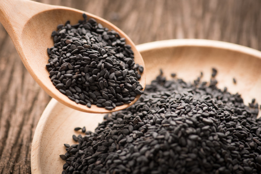 black sesame seeds