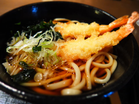 shrimp tempura udon