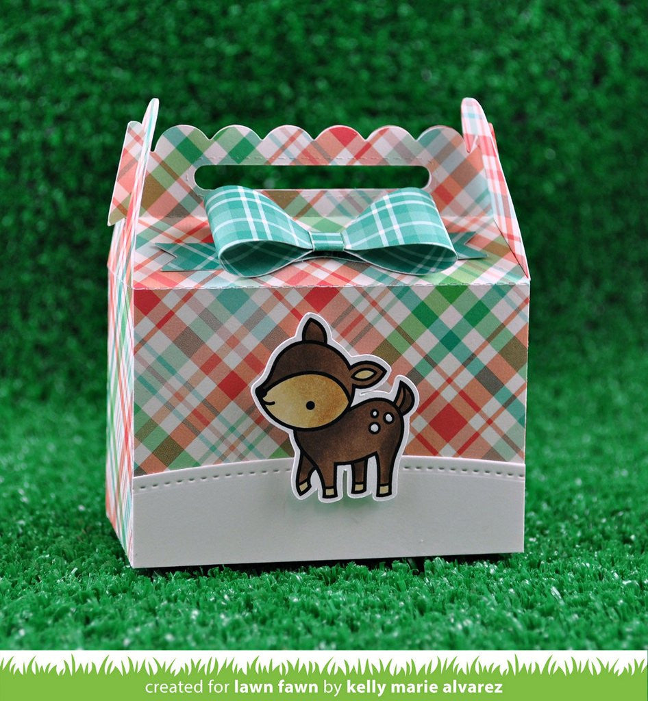 Lawn Fawn Scalloped Treat Box  ̹ ˻