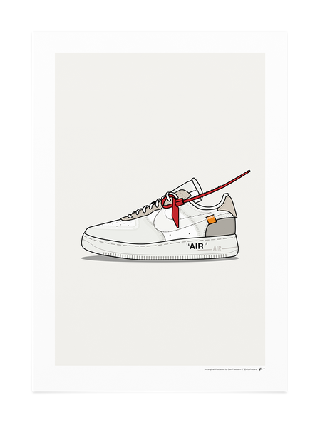 air force 1 drawing