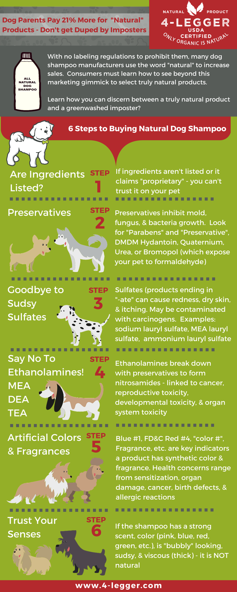 Your Infographic Guide to Buying a Safe and Non-Toxic Dog Shampoo