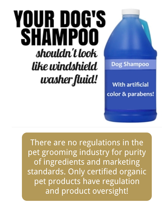 The Best Dog Shampoo is Certified Organic Dog Shampoo