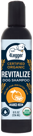 USDA Certified Organic Dog Flea Shampoo - Safe and Non-Toxic Alternative to Medicated Flea Shampoo