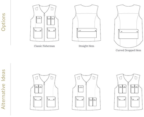 Fishermans Vest Pattern by Twig + Tale