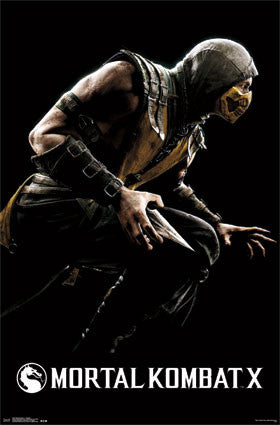 grieta ven Sobrio Mortal Kombat X - Scorpion Movie Poster 22x34 RP13581 UPC882663035816 –  Mason City Poster Company