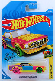 hot wheels 67 ford mustang coupe