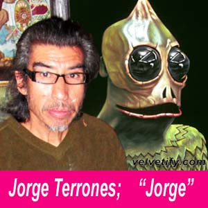 Jorge Terrones, Black velvet painter