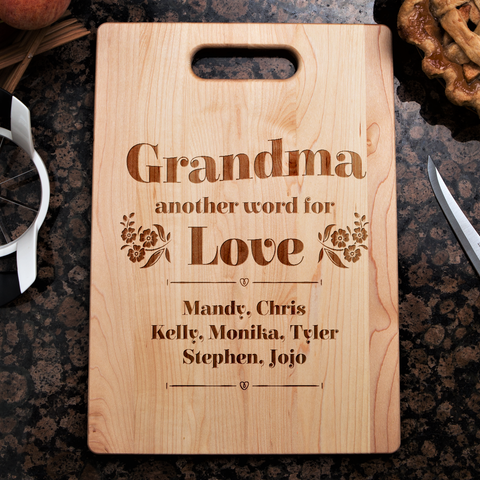 Another Word For Love Cutting Board