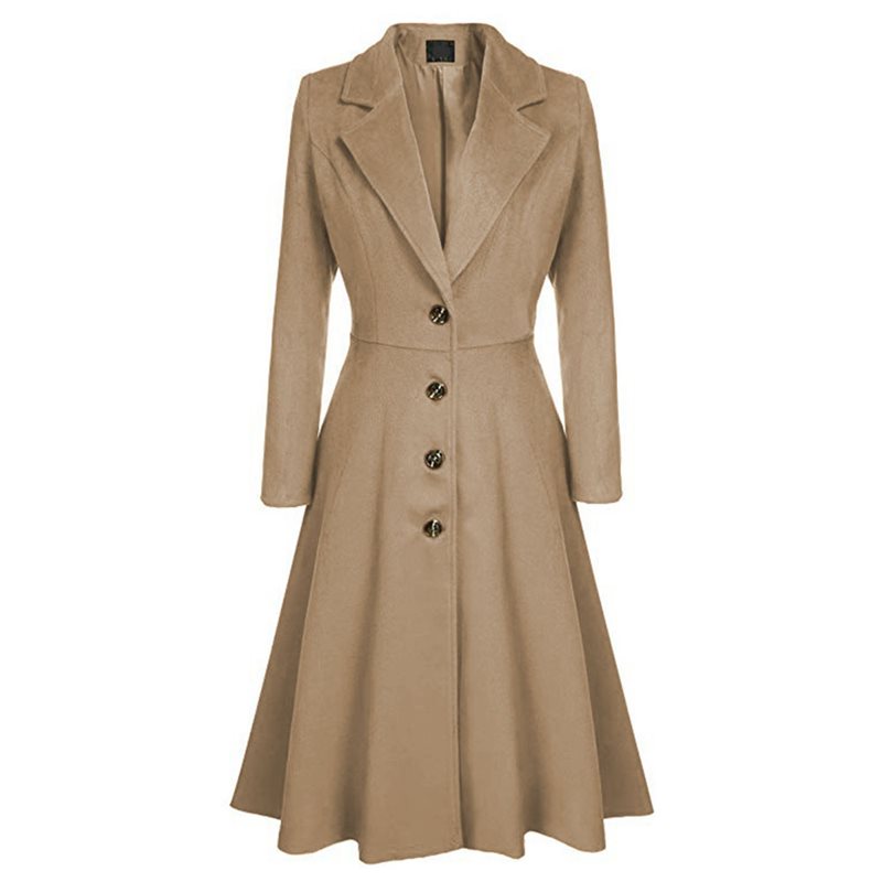 plus size winter trench coats