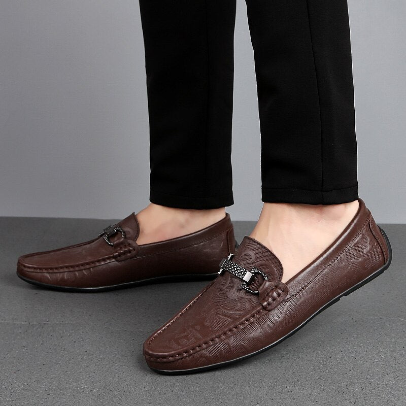 genuine leather boat shoes