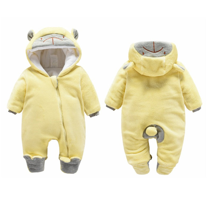 newborn winter romper