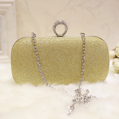 bridal golden purse