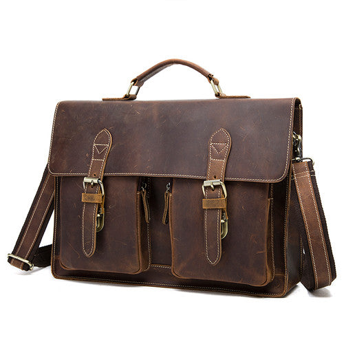 genuine leather office bags