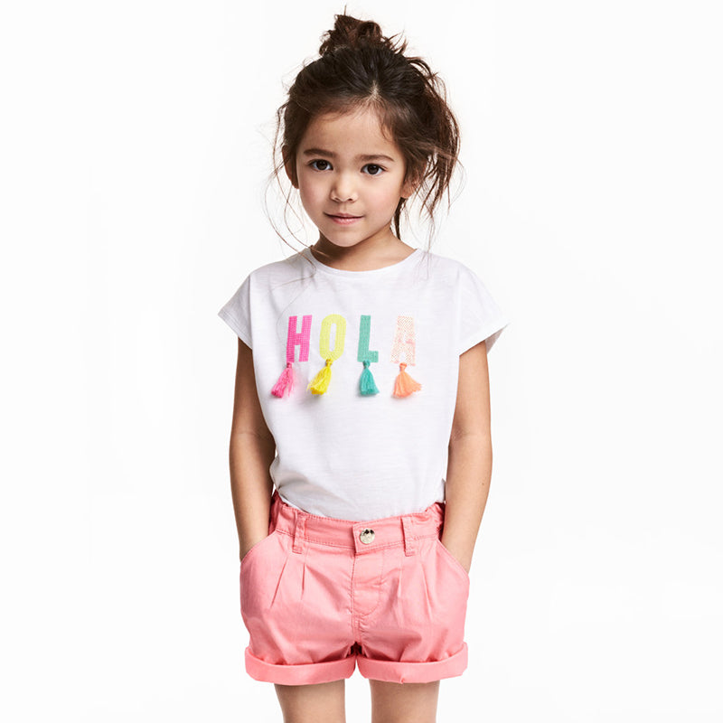 Baby Girls T-shirt Colourful Sequins 