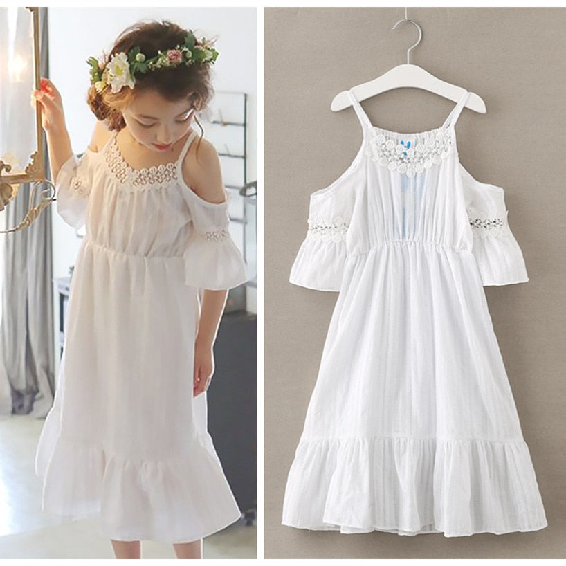 cheap white dresses for kids