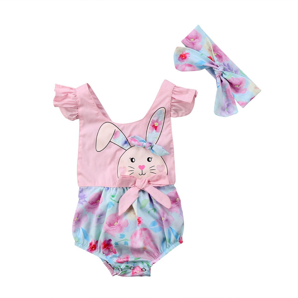 easter romper baby girl