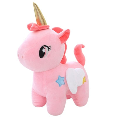 christmas unicorn plush