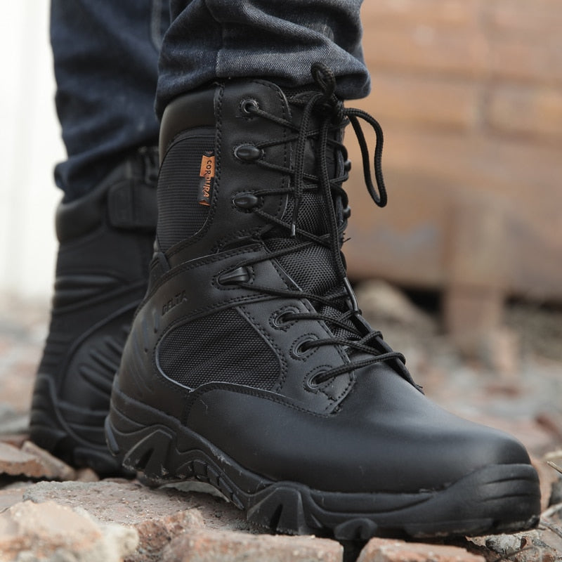Men Military Tactical Boots Winter 