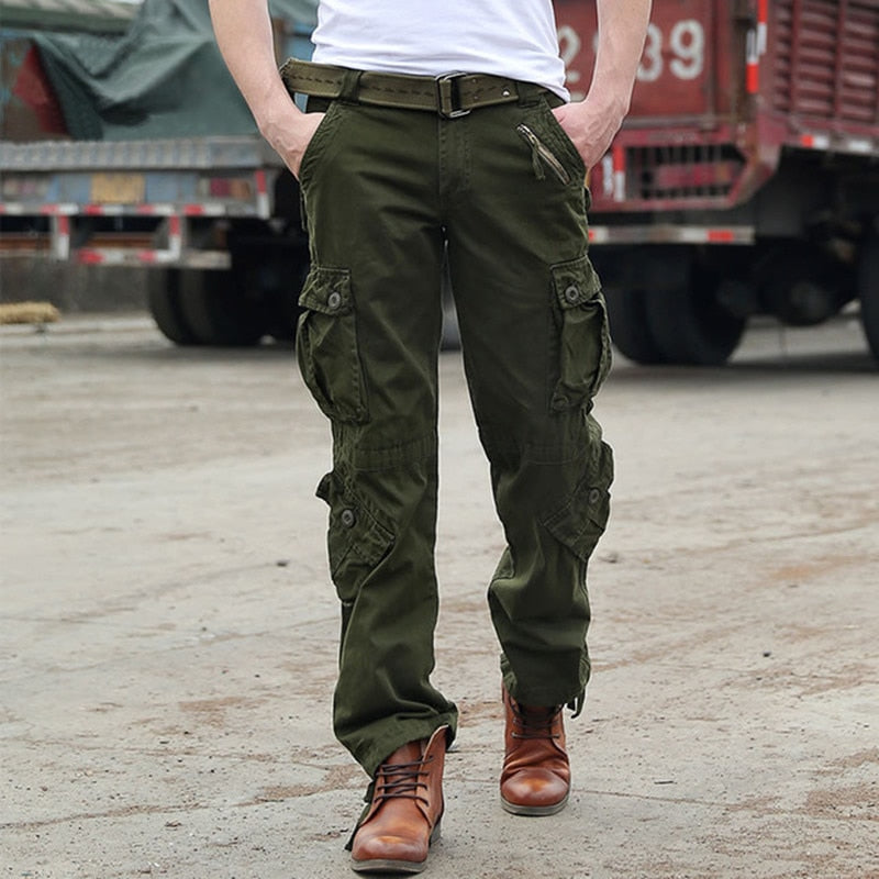 mens plus size combat trousers