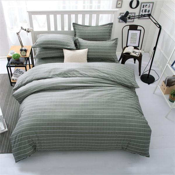 Comforter King Grey Bedclothes Bed Linen Snowflake Cotton Bedding