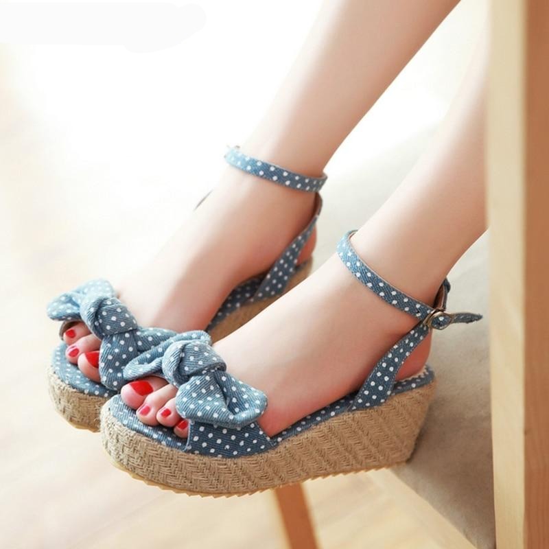cute summer wedge sandals