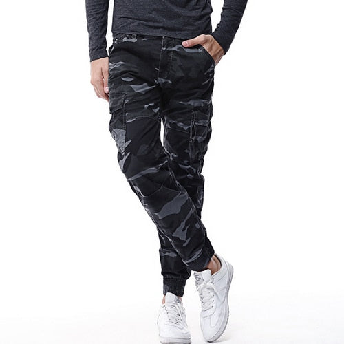 camo cargo joggers men