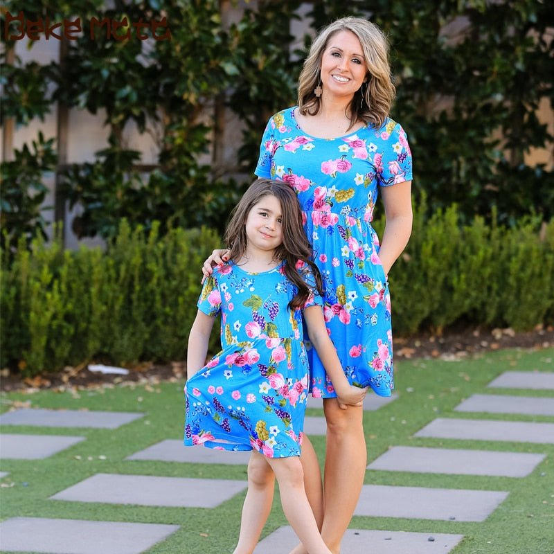 mother and daughter summer dresses