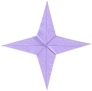 origami-four-point-star