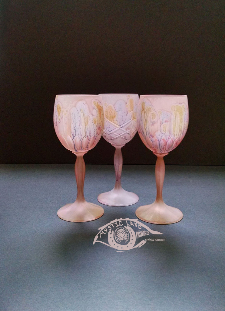 crystal goblets