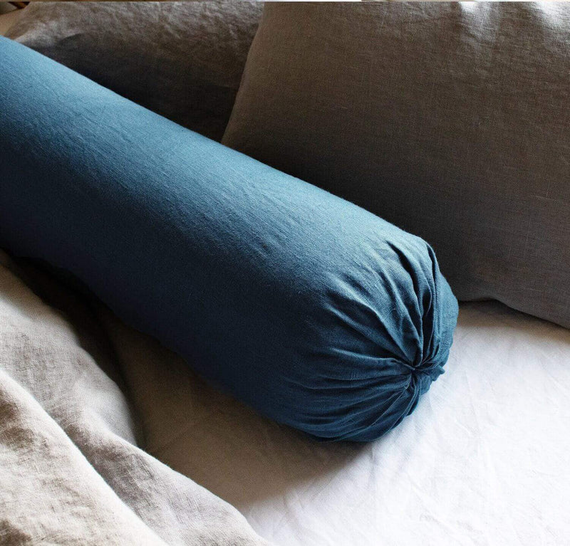 Orkney Linen Bolster Pillow Cover