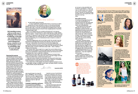 wellbeing magazine ena products october